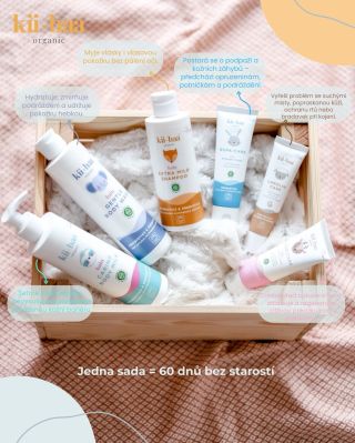 🌿 Celá sada Kii-baa® Organic – 60 dní bez starostí! 🌿 Vše, co vaše miminko potřebuje, najdete v jedné sadě – všechny...