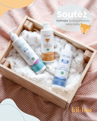 🧸 SOUTĚŽ o 3x koupelovou sadu od kii-baa 🧸 Chcete svému miminku dopřát doma malý wellness díky naší koupelové sadě? 🌿 Teď...