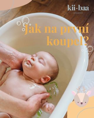 Každá první koupel je trochu malý zázrak. 🌿 Stačí pár kapek klidu, teplá voda a jemné doteky, které dávají pocit...