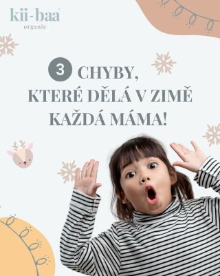 ❄️ 3 zimní chyby, které dělá téměř každá maminka v zimě… a proč zbytečně trpí dětská pokožka ❄️ No přiznejte se 🙈 –...